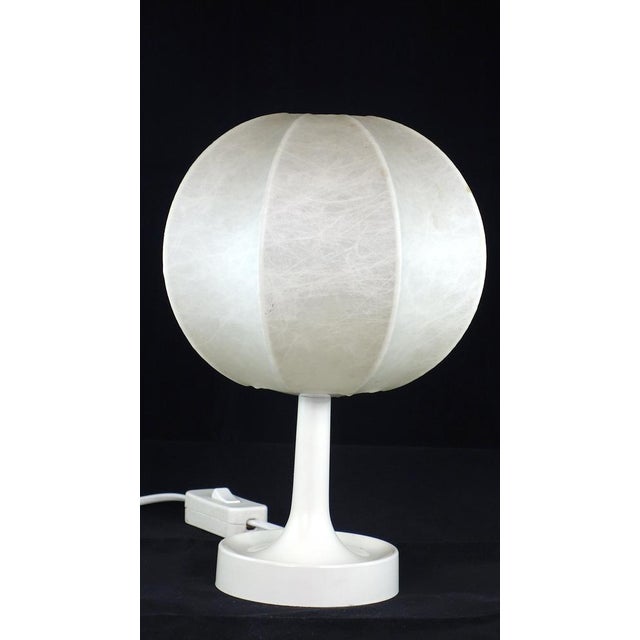 Plastic Cocoon Table Lamp by Alfred Wauer for Goldkant, 1960 For Sale - Image 7 of 17