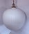 Vintage Mid-Century Modern Bologna Pendant Lamp Aloys F Gangkofner Sphere Opaline Glass 1954 For Sale - Image 9 of 14