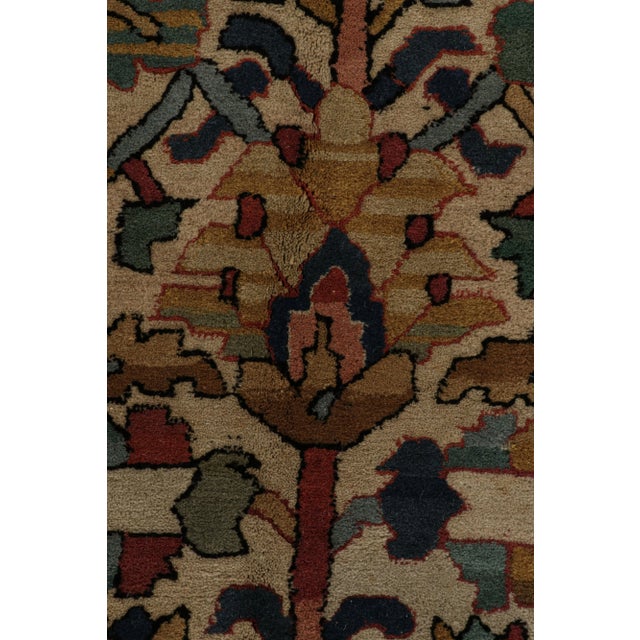1950s Vintage European Rug in Polychromatic Geometric Patterns, From Rug & Kilim For Sale - Image 5 of 7