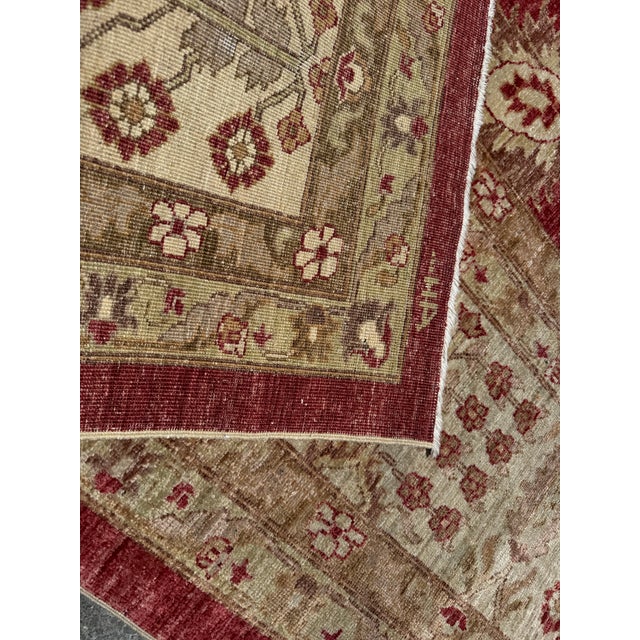 13ft × 17ft 10in Hand Knotted Afghani Wool Rug For Sale - Image 11 of 12