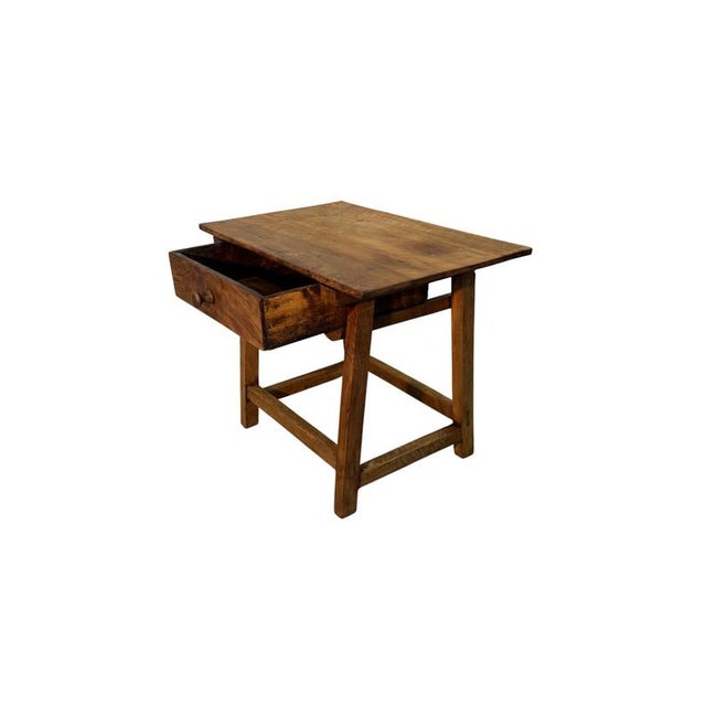 19th Century Walnut Goat-Shaped Table with Drawer For Sale - Image 4 of 5