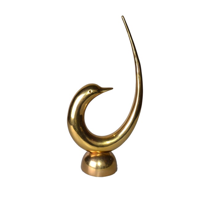 Metal 1970s Mid-Century Bronze Dolphin Sculpture For Sale - Image 7 of 7