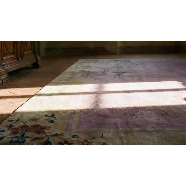 1920s Chinese Art Deco Carpet ( 8'7" x 11' - 262 x 335 ) For Sale - Image 14 of 15