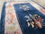 Art Deco Galerie Shabab Collection Early 20th Century Handmade Chinese Art Deco Throw Rug For Sale - Image 3 of 8