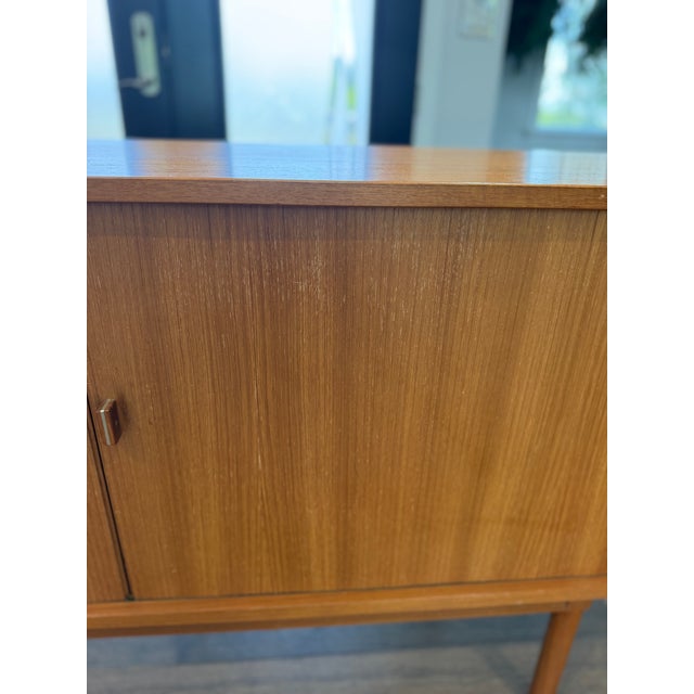 Jens Quistgaard for Peter Løvig Nielsen Danish Modern Teak Tambour Door Credenza, Denmark, C. 1970 For Sale - Image 13 of 17