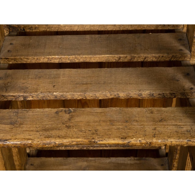 Rustic Vintage Raw Wood Pine Storage or Display Cabinets with Cubby Holes, Sold Each For Sale - Image 3 of 12