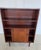 Brown Vintage Danish Bookcase in Rosewood with Sliding Doors, 1960s For Sale - Image 8 of 18