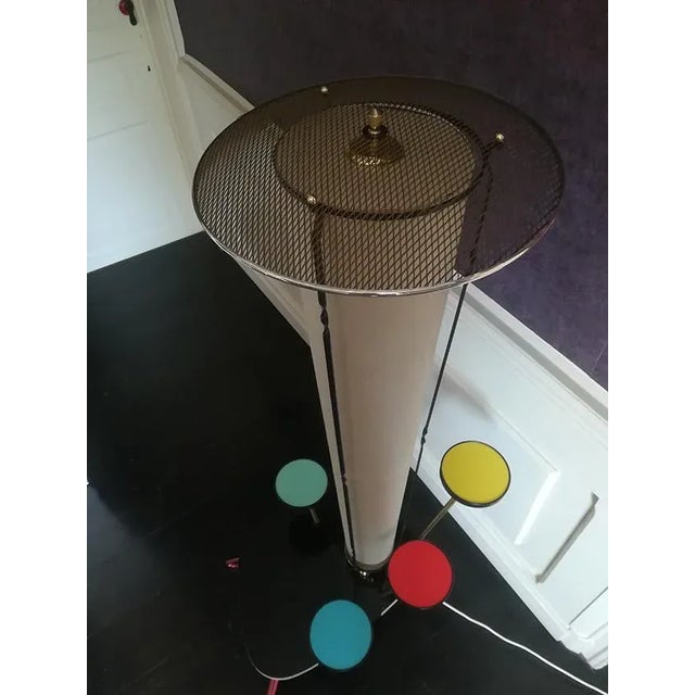 Satellite Tube Floor Lamp For Sale - Image 3 of 4