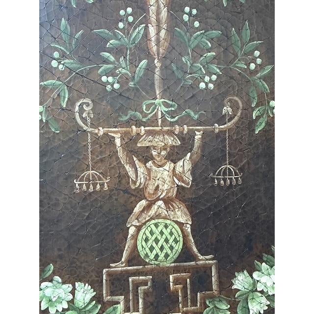 Vintage Chelsea House Floral Monkey Panel - Set of 3 For Sale In West Palm - Image 6 of 12