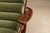 Brazilian Modern Chaise Lounge in Caviúna and Moss-Olive Velvet by Pierre Weckx, 1950s For Sale - Image 13 of 18