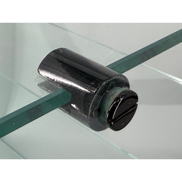Metal Glass Hifi Rack from Gallotti & Radici, Italy, 1970s For Sale - Image 7 of 11