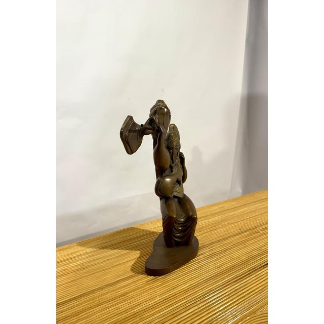 Bronze Duet Sculpture from Alvar Sunol Munoz-Ramos, 1988 For Sale - Image 6 of 15