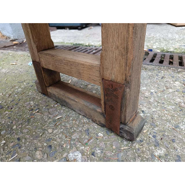 Church Bench in Oak For Sale - Image 11 of 18