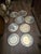 1980s Vintage Thick Silverplated Chargers For Sale - Image 5 of 5