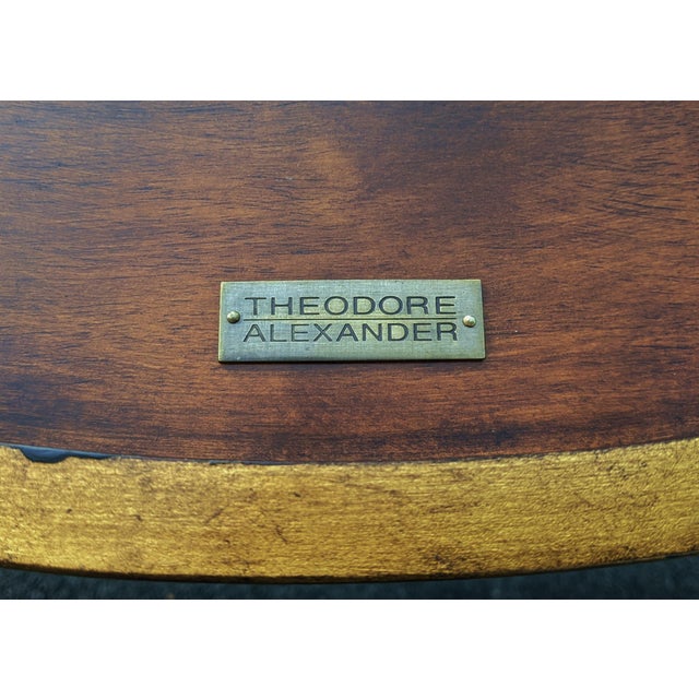 Vintage Theodore Alexander Eglomise Collection Gilt Wood and Reverse