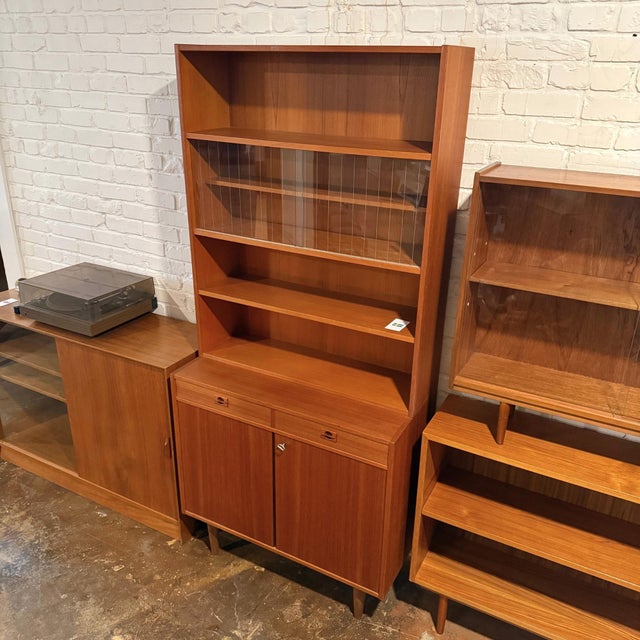 Bodafors Mid 20th Century Swedish Bookcase Hutch For Sale - Image 4 of 8