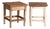Bedside Tables in Pine Wood, Central Europe, 1940, Set of 2 For Sale