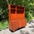 Mid 20th Century Danish Modern Two-Piece Bookshelf With Drop-Down Secretary Desk Top For Sale - Image 4 of 12