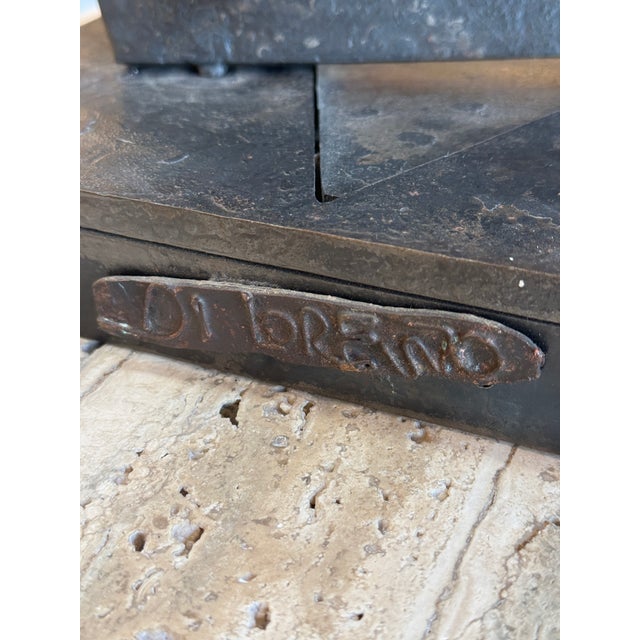 Abstract Metal Sculpture by Di Lorenzo For Sale - Image 11 of 15