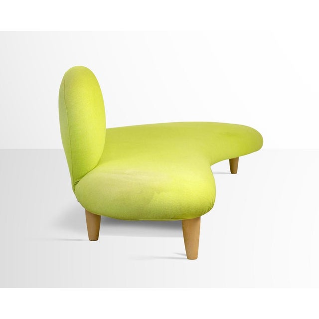 Freeform Sofa in Wood and Fabric by Isamu Noguchi, Vitra, Germany, 2002 For Sale - Image 3 of 7