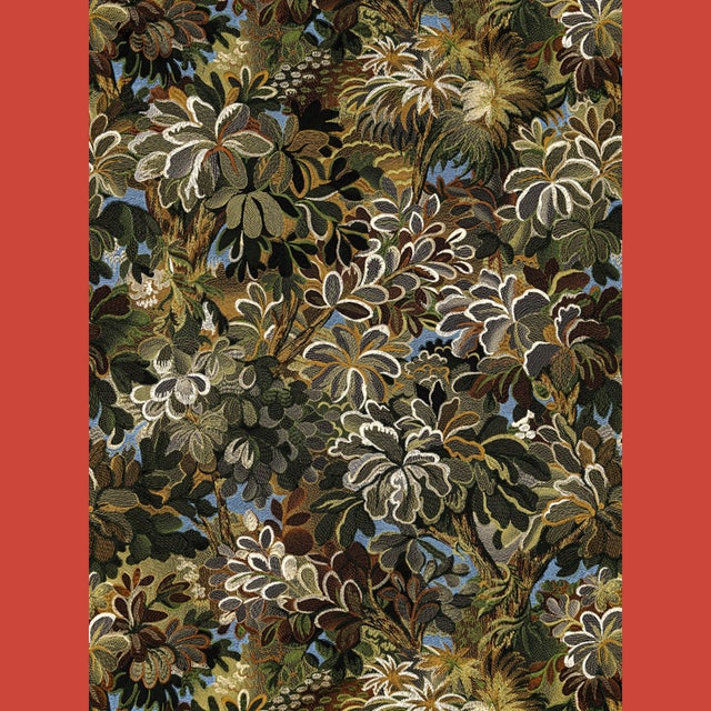 A lush, foliage-filled garden in Connecticut inspired the remarkable Ridge Edge tapestry, now reimagined as an embroidered...