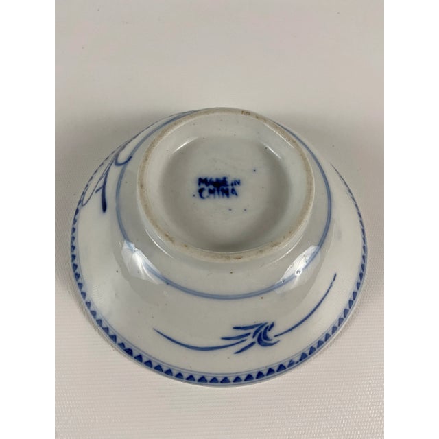 Blue and White Chinese Porcelain Rice Bowl For Sale - Image 6 of 7