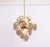 Smoked Glass Disc Chandelier from Vistosi, Italy, 1960s For Sale - Image 12 of 13