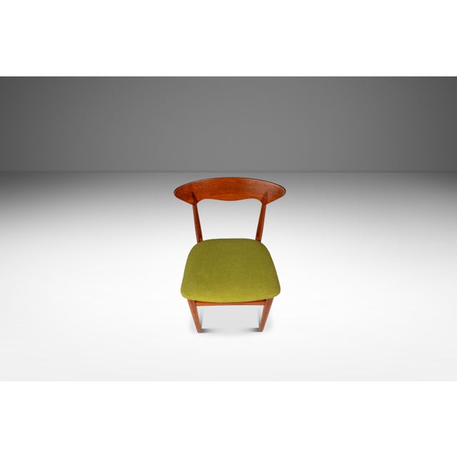 Brown Rare Danish Mid-Century Modern Side / Desk Chair in Teak Attributed to Knud Færch for Slagelse Møbelvaerk, Denmark, C. 1960s For Sale - Image 8 of 18