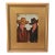 Impressionist Western Cowboys Portrait Painting Including the Antiqued Gold Wood Frame For Sale