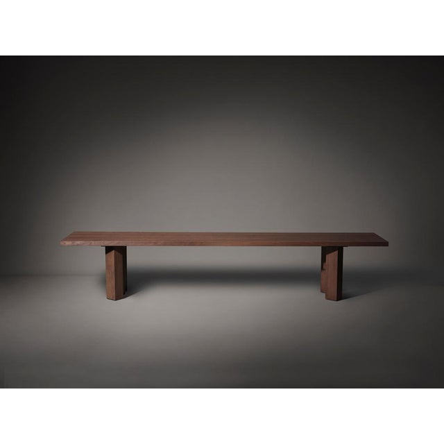 Fenestra 180 Rectangular Bench in Warm Brown European Oak by Mokko Amsterdam Dimensions: D 45 x W 180 x H 45 cm....