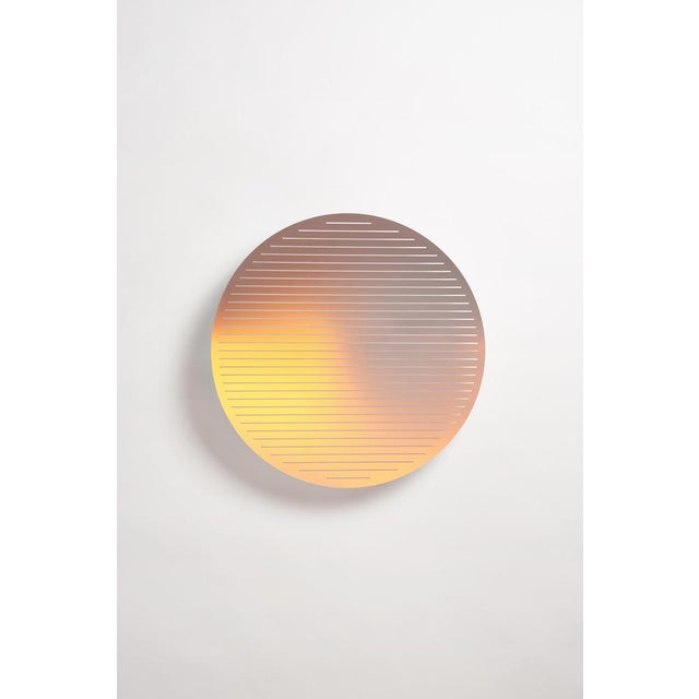 Not Yet Made - Made To Order Echo Circular Wall Mirror in Polished Aluminum by Martens & Visser For Sale - Image 5 of 18