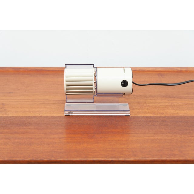 Plastic Vintage HL 70 Table Fan from Braun, 1970s For Sale - Image 7 of 8