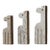 Vintage Travertine Giraffe Sculpture Trio by Fratelli Mannelli, Circa 1970s For Sale