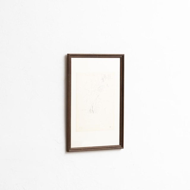 Dora Maar, Pointillist Artwork, 1960, Ink on Paper, Framed For Sale - Image 4 of 13