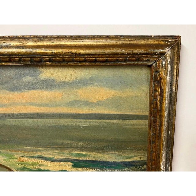 Oil on Board of New Hampshire Coastal Scene For Sale - Image 10 of 12