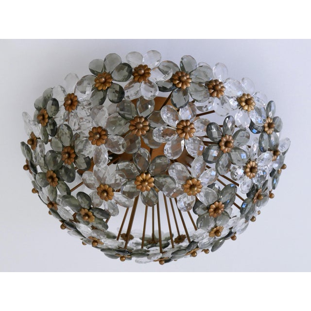 Mid-Century Ceiling Floral Lamp by Banci Firenze, 1970s For Sale - Image 9 of 18