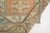 Peach Vintage Turkish Medallion Rug, Hand-Knotted Wool, Peach and Blue For Sale - Image 8 of 10