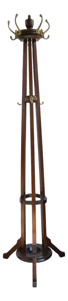 Antique English Arts and Crafts Hall Coat Stand, 1890