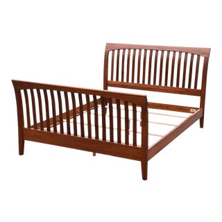 Ethan Allen Solid Cherry Queen Bed For Sale