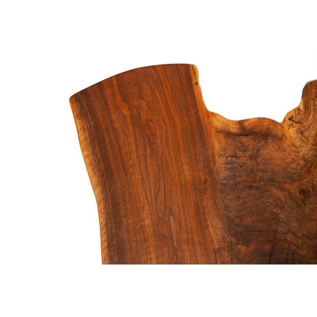 American Craft Live-Edge Walnut Coffee Table by Philip Andrews For Sale - Image 18 of 18