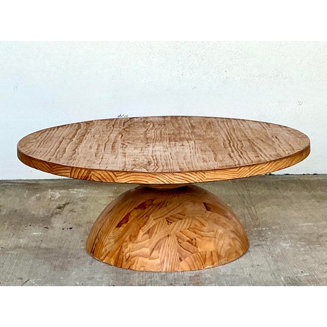 Early 21st Century Vintage Puzzle Wood Coffee Table For Sale - Image 5 of 12