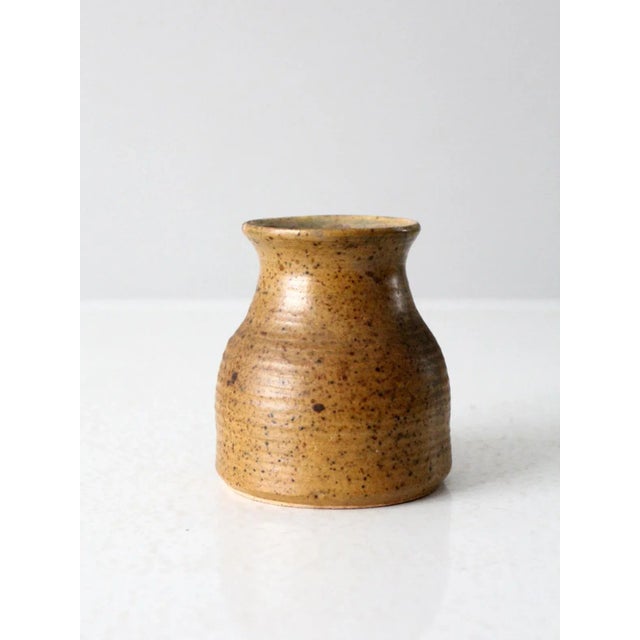 Contemporary Vintage Studio Pottery Vase For Sale - Image 3 of 10