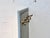 Wood Vintage Wall-Mounted Coat Rack with Brass Hooks For Sale - Image 7 of 11