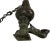 18th Century India Bronze Hanging Oil Lamp For Sale In Tampa - Image 6 of 7