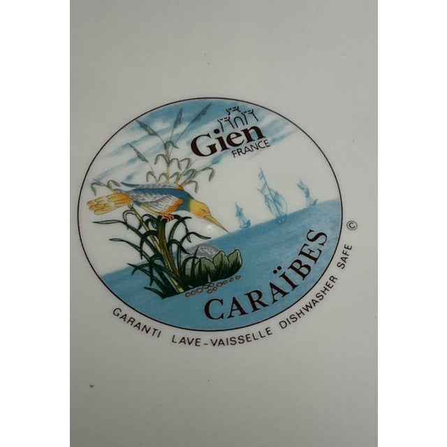 Add a touch of elegance to your gatherings with this Vintage French Hand Painted Cake Plate. Featuring exquisite hand-...