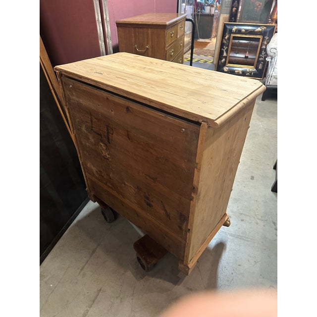 Danish Peach Pine Dresser For Sale - Image 4 of 7