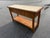 Wood Vintage Huge Bamboo Console Table With Stone Top For Sale - Image 7 of 7