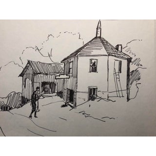 1940s Henry Gasser Architectural Drawing For Sale
