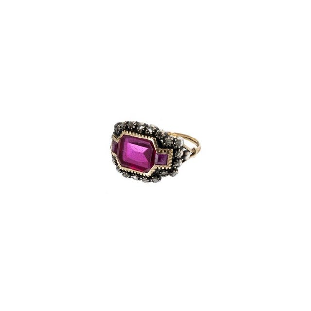 Ring in Silver and 19.2k Gold, 19th Century For Sale - Image 6 of 6
