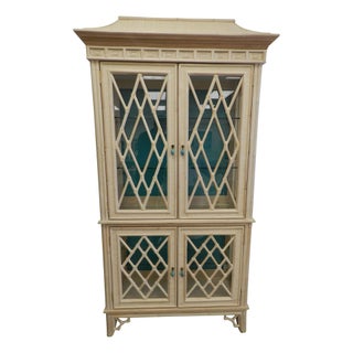 Palm Beach Pagoda Etagere For Sale